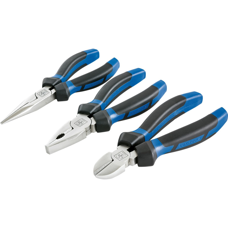 LUX-TOOLS Sada kleští 160 mm, 3dílná