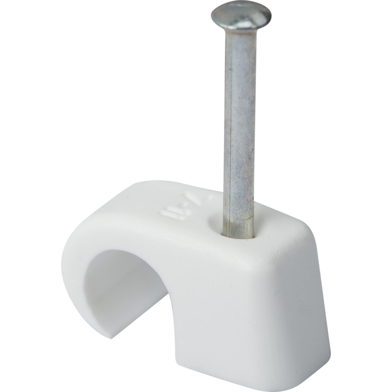 LUX Expresní příchytky průměr 7 mm - 11mm bílé, 40 ks