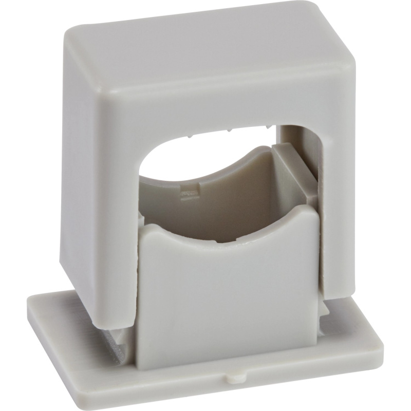 OBI Zaklapávací příchytka průměr 6 mm - 16 mm světle šedá, 15 ks