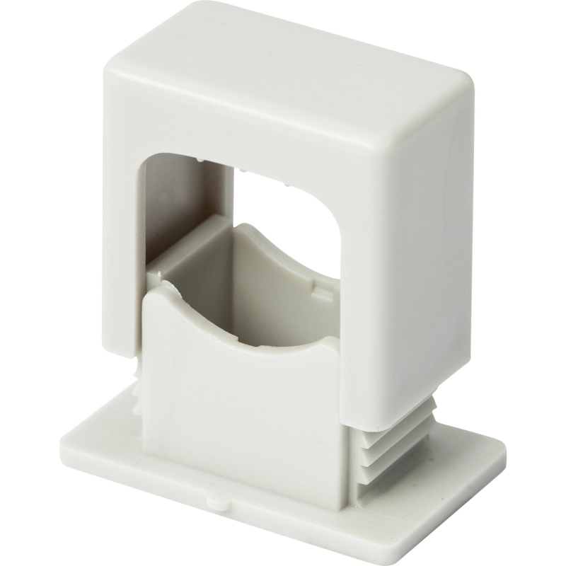 OBI ISO zaklapávací příchytka s upevněním,   6 mm x   16 mm, světle šedá, 35 ks