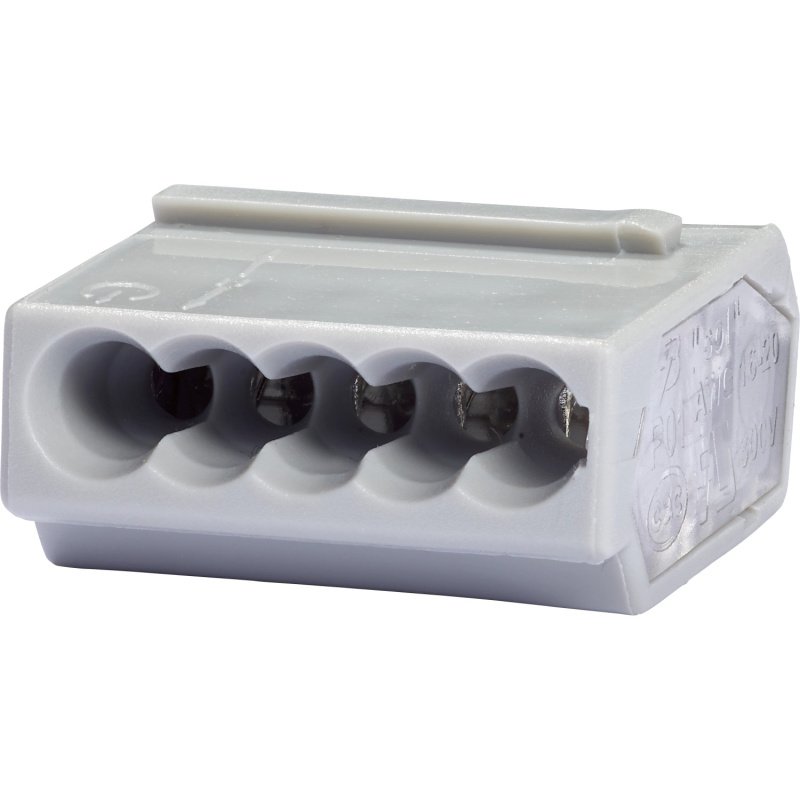 OBI Zásuvná svorka, 5pólová,   0,75 mm -   1,5 mm, 50 ks