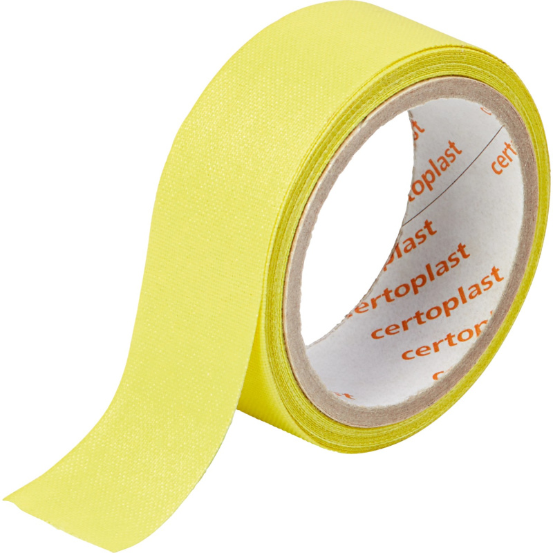 OBI Textilní páska, žlutá, 19 mm x 2,5 m