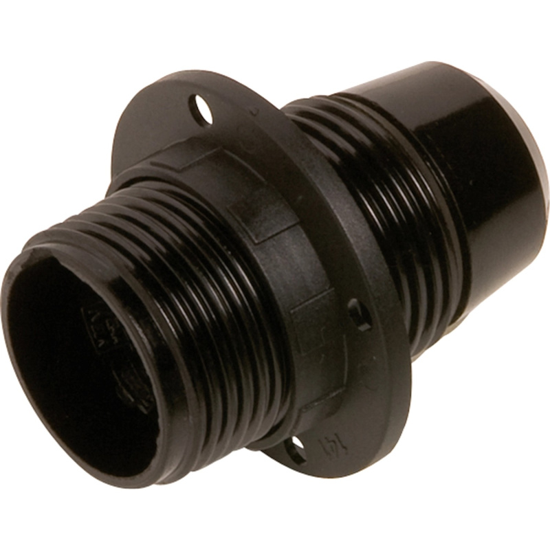 OBI Objímka žárovky E14 černá