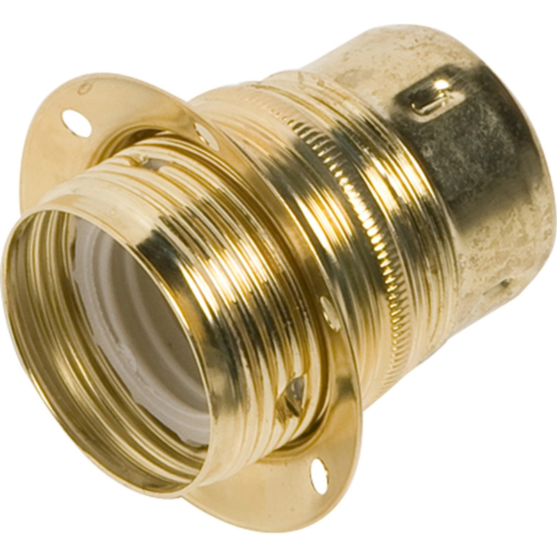 OBI Objímka žárovky E27 mosaz