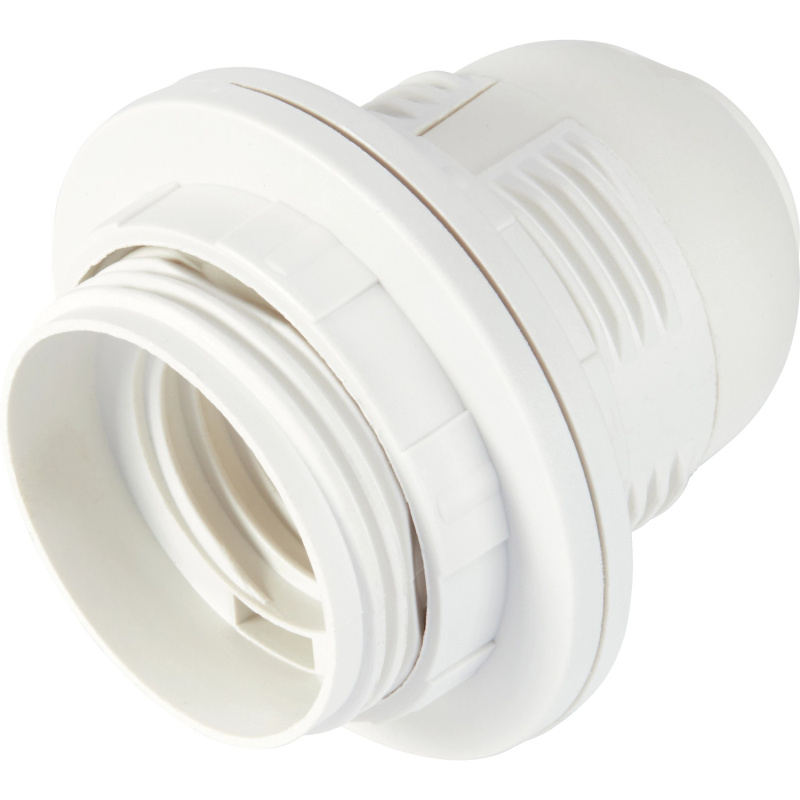 OBI Objímka žárovky E27 bílá