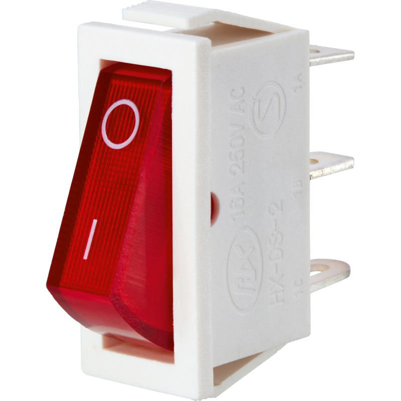 OBI Vestavný kolébkový vypínač bílý