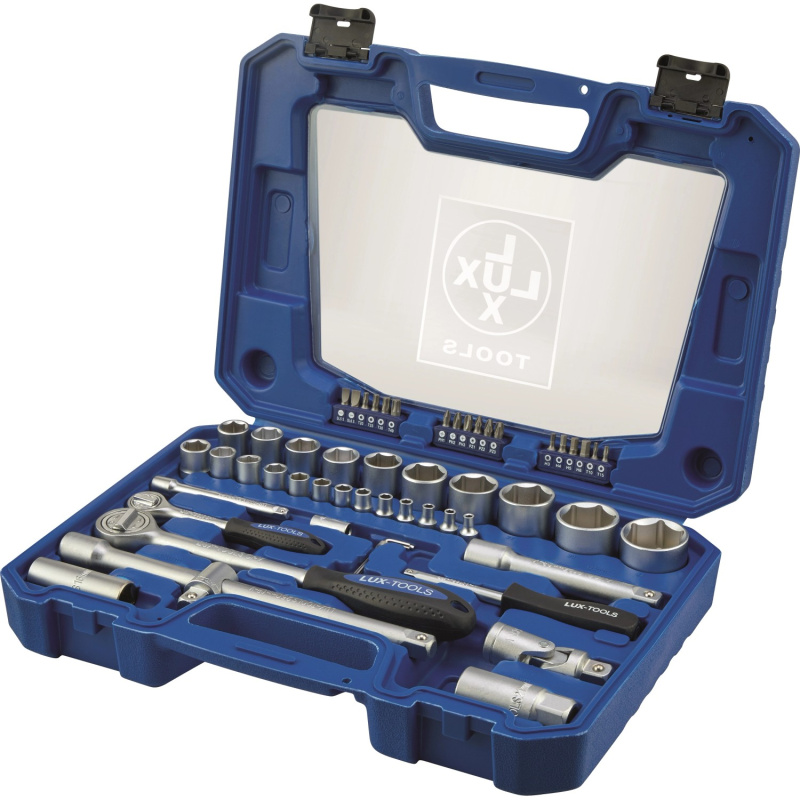 LUX-TOOLS Gola sada nástrčných klíčů Classic CrV ocel 55dílná