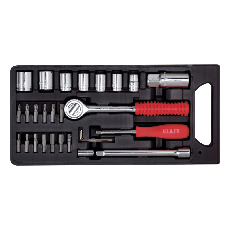 LUX Sada nástrčných klíčů 10 mm (3/8") 28dílná