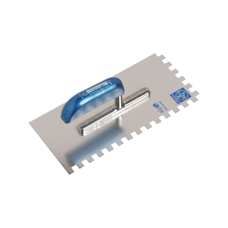 LUX Nanášecí hladítko nerezové Classic, 10 x 10 mm