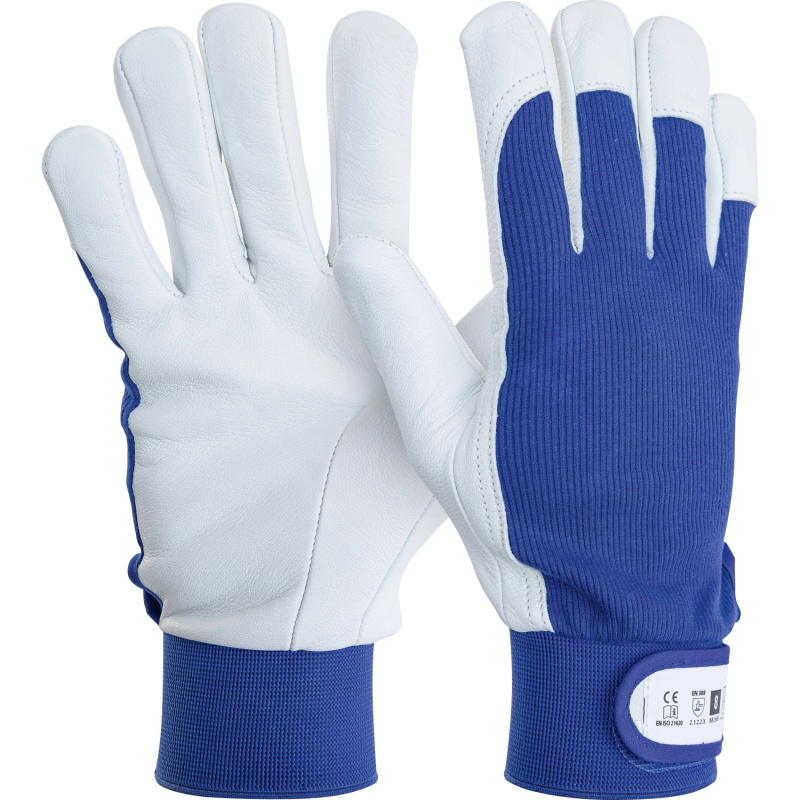 LUX Pracovní rukavice částečně kožené, vel. 10