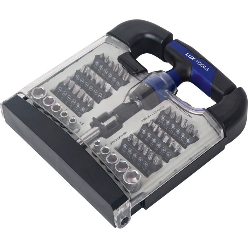 LUX Sada ráčny s T-rukojetí 48dílná