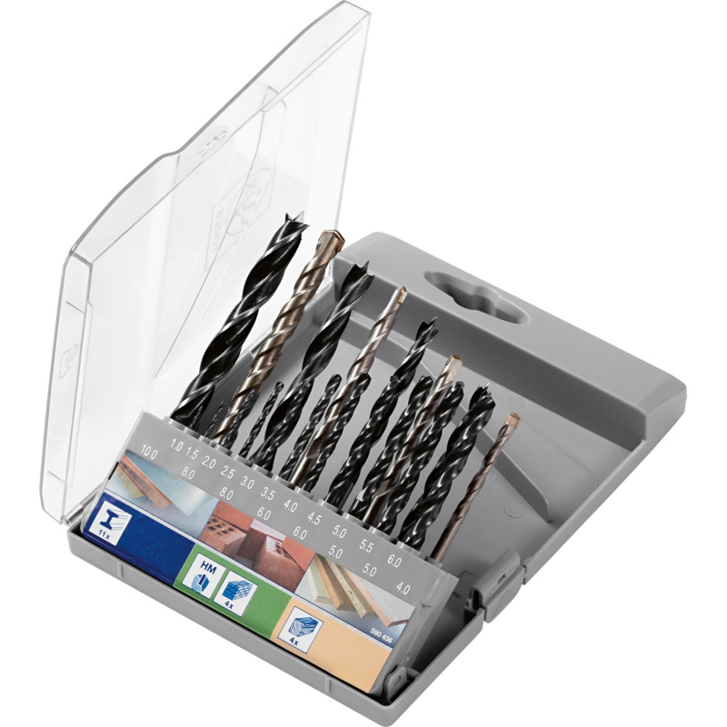 LUX Sada vrtáků Comfort, 19dílná