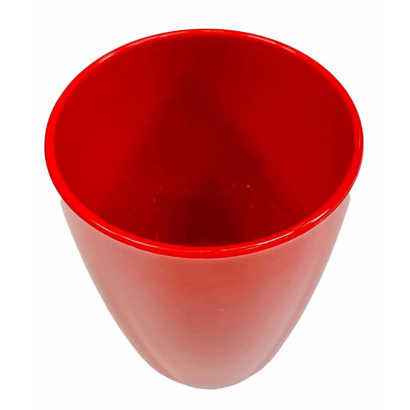 Kelímek na zubní kartáčky a pastu červený*