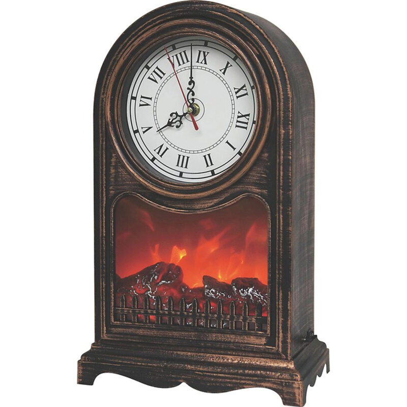 LED Krb dekor hodin, černý 25 x 14 x 40 cm *