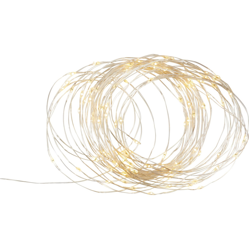 Solární světelný řetěz Longo, 100 LED, teplá bílá, 11,9 m