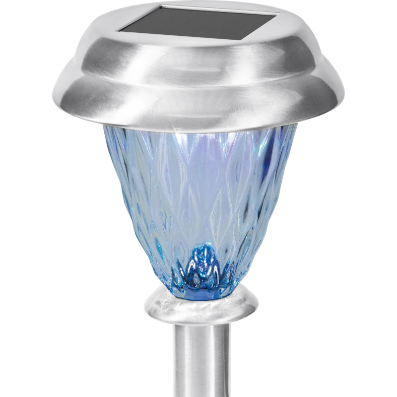 LED Solární svítidlo s bodcem z nerezové oceli