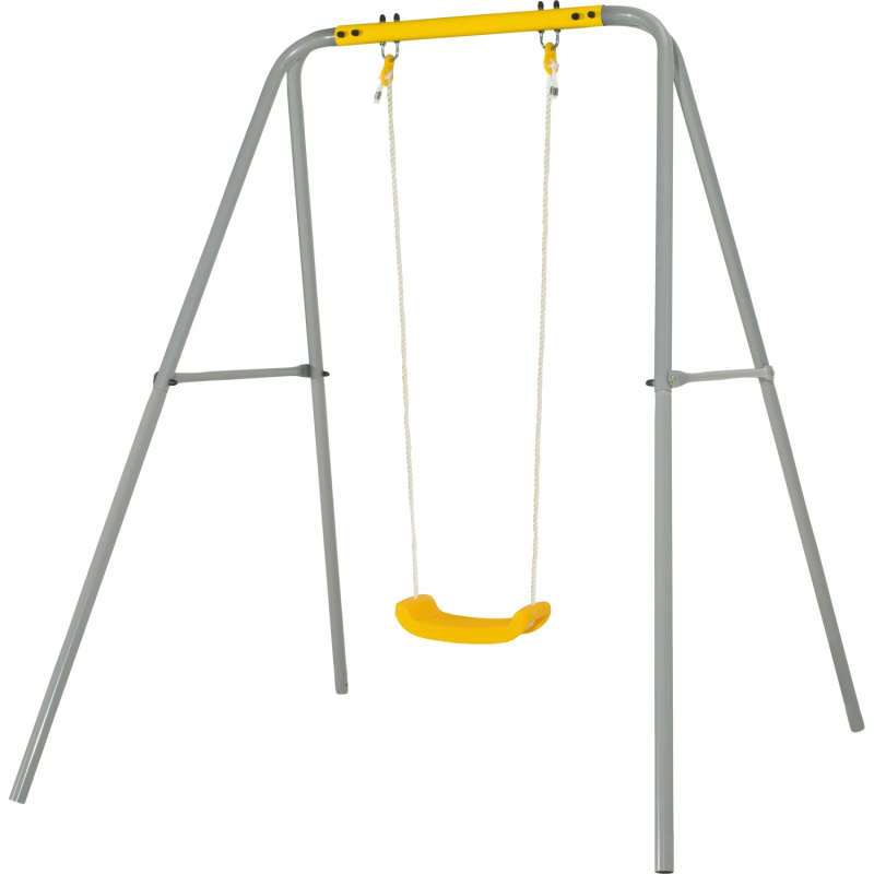 Houpačka pro děti, kov/plast, 167 x 166 cm