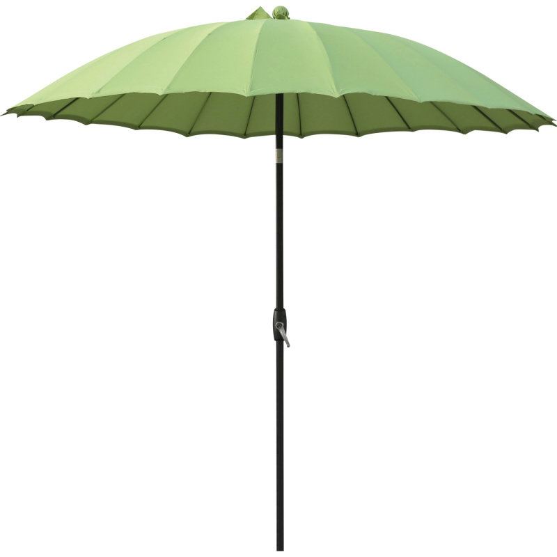 Slunečník Limon ve stylu Dálného východu, zelená, pr. 270 cm