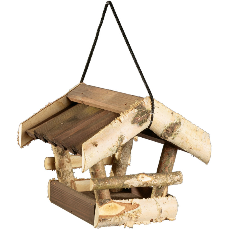 Krmítko pro ptáky bříza/pinie přírodní malé