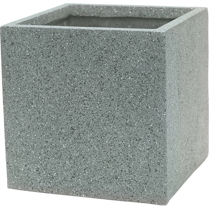 Květináč Revens drsný 29 cm x 30 cm x 30 cm světle šedý