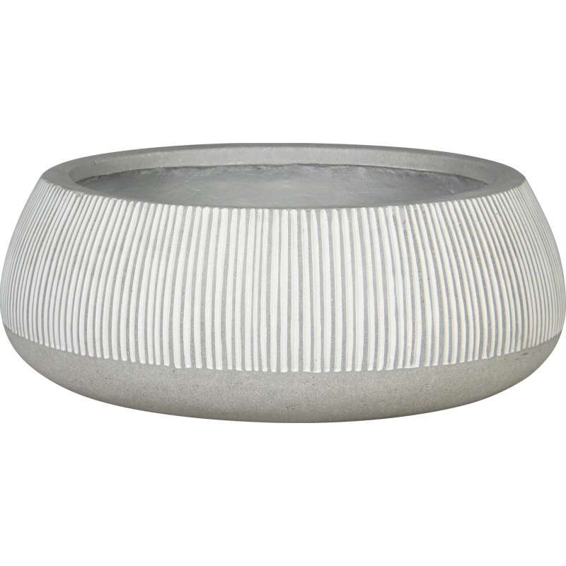 VLC Žardinka Saillon ficonstone bílošedá pr. 52 x 20 cm