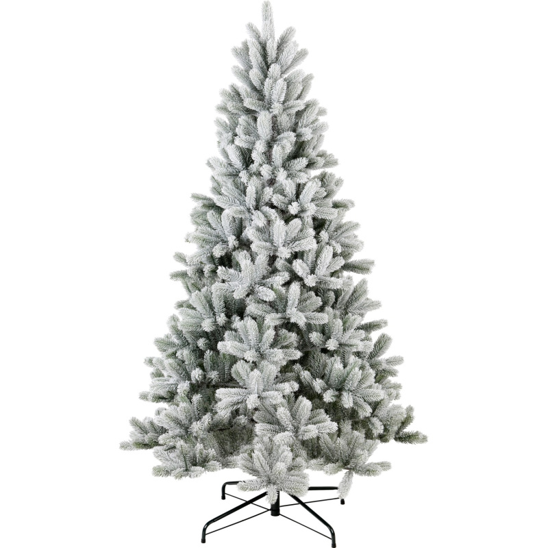 VLC Umělý vánoční stromek jedle NAGANO zasněžená, 1448xvětev, pr. 115x210 cm