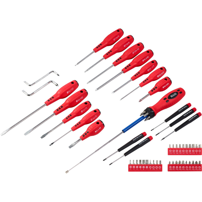 Ellix Sada šroubováků 55dílná