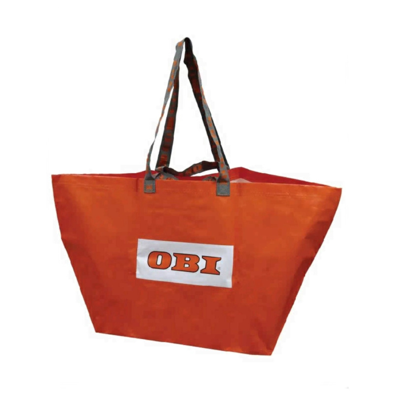 OBI Nákupní taška trvanlivá, oranžová, 80 x 42 cm