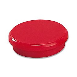 Dahle - sada magnetů - 24 mm, červené, 10 ks