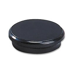 Dahle - sada magnetů - 13 mm, černé, 10 ks