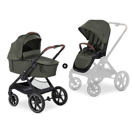 Hauck Sada 2v1 Kočárek Walk N Care Air Dark Olive