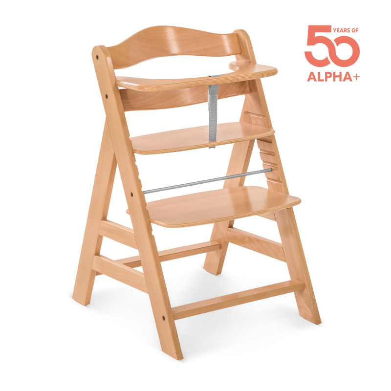 Hauck Alpha+  dřevená židle, natural