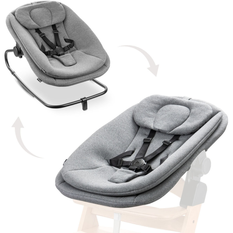 Hauck Křesílko Bouncer 3v1 na židličku Alpha+/Beta+, Dark Grey Melange