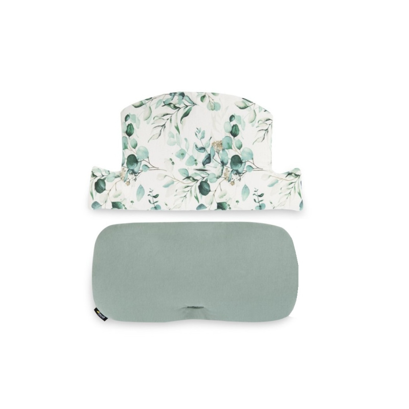 Hauck Polstrování Select na židličky Alpha+,Beta+ a Arketa, Jersey Leaves, Mint