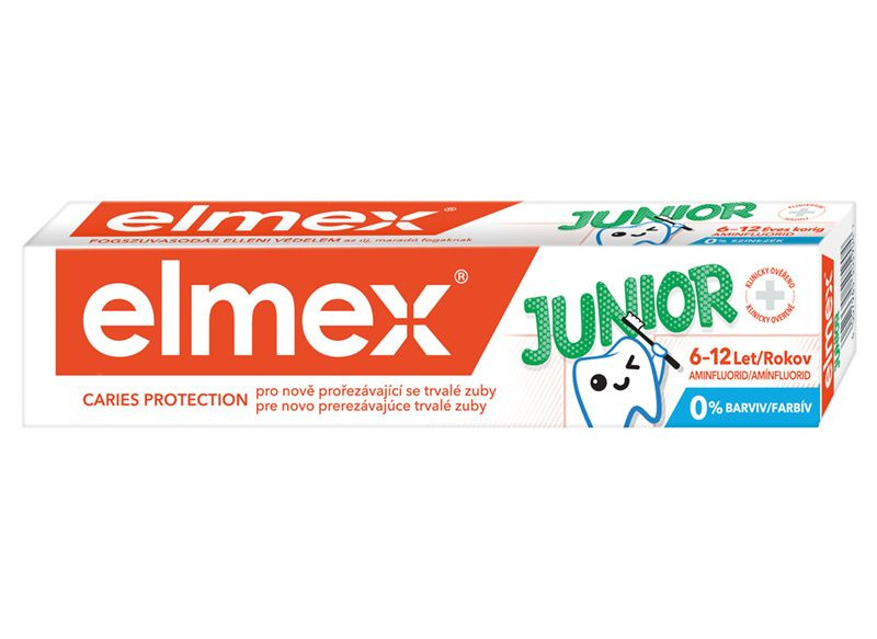 Elmex Junior 6-12 Years zubní pasta pro děti 75 ml