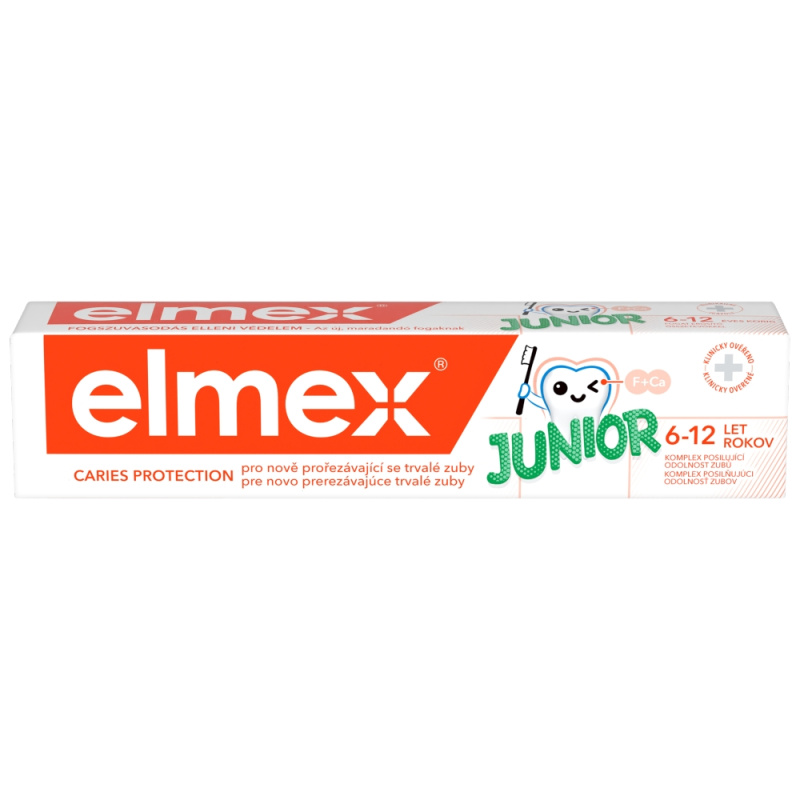 Elmex Junior 6-12 Years zubní pasta pro děti 75 ml
