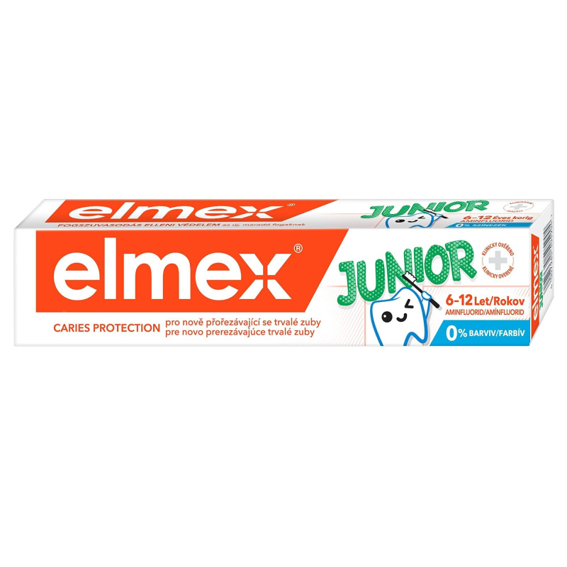 Elmex Junior 6-12 Years zubní pasta pro děti 75 ml