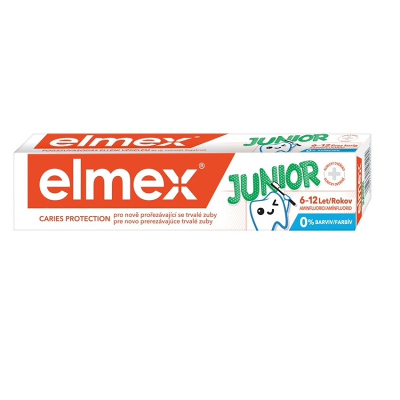 Elmex Junior 6-12 Years zubní pasta pro děti 75 ml