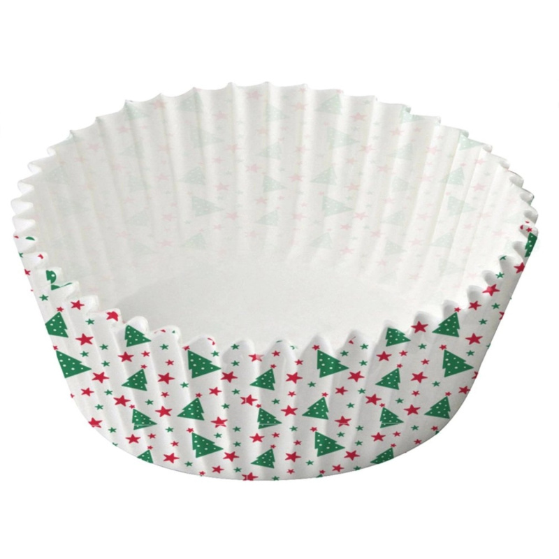 Zenker Papírové košíčky na pečení, vánoční stromek, 40 ks