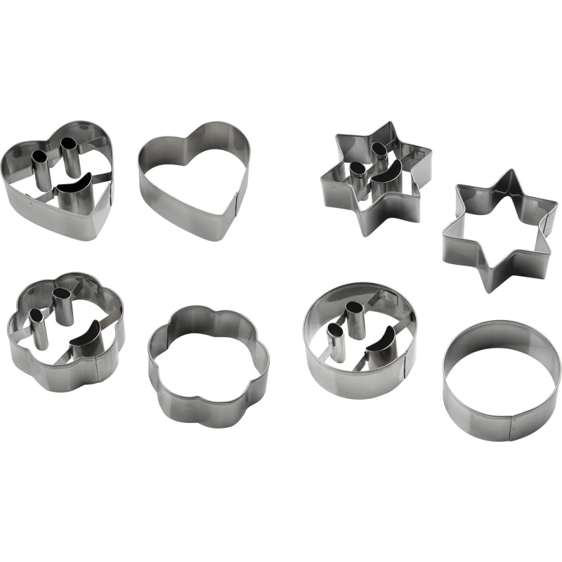 Zenker 2 vykrajovátka ve tvaru smajlíka nerez