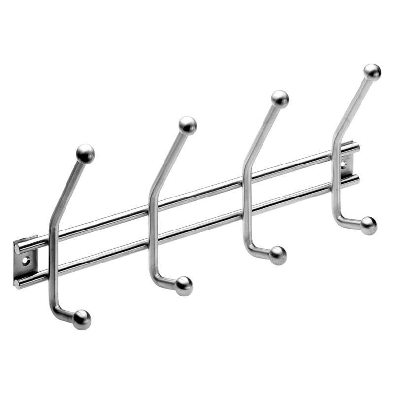 Hettich Nerezový věšák 4 háčky