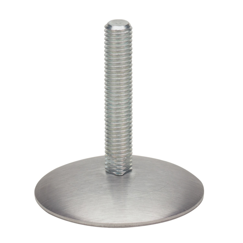 Hettich Stavěč výšky černá ocel 75 mm M10