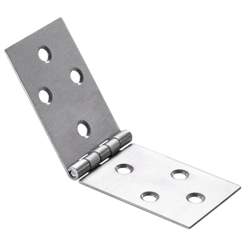 Hettich Nábytkový závěs široký, matný nerez, 40 x 120 x 1,5 mm