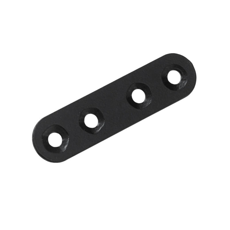 Hettich Spojovací destička, černá, 60 x 15 x 2 mm