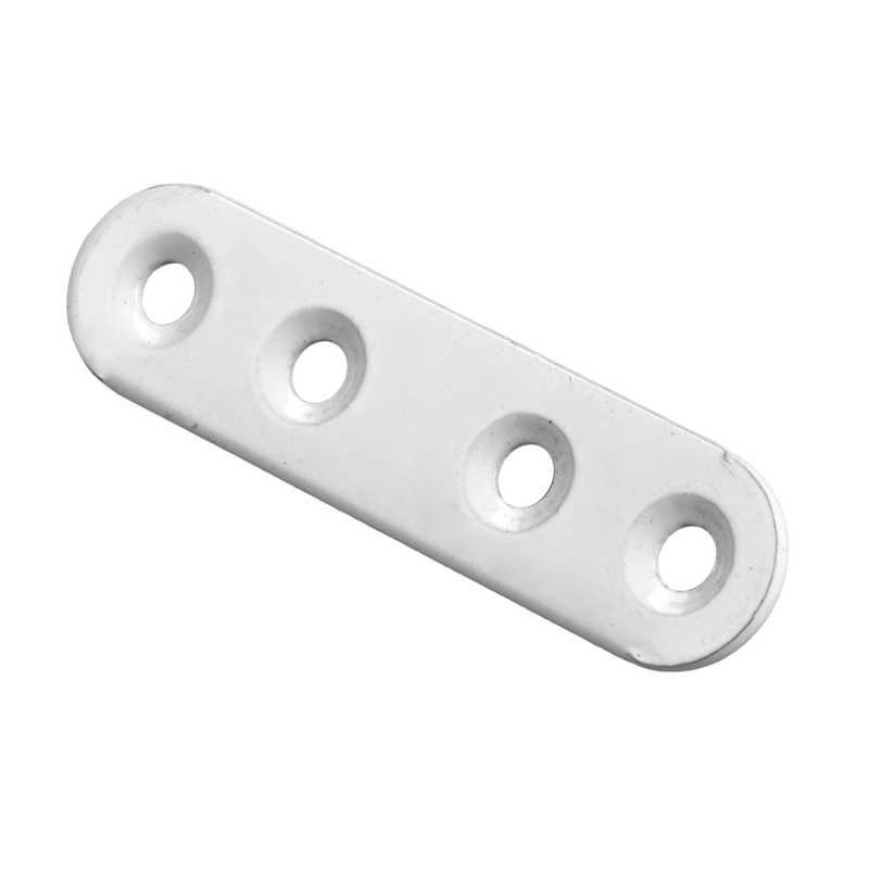 Hettich Spojovací destička, bílá, 60 x 15 x 2 mm