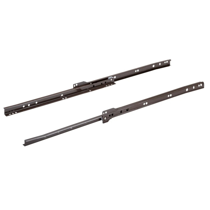 Hettich Částečný rolničkový výsuv FR 302, 15 kg, hnědá, 400 mm