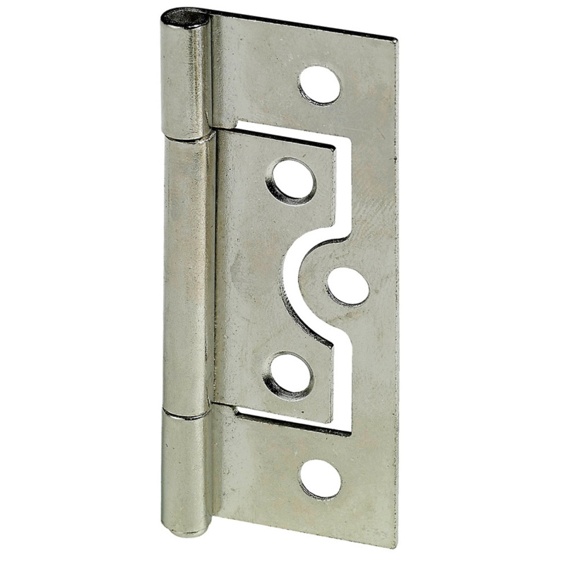 Závěs pro lamelové dveře 38 mm x 20 mm ocel niklovaná, 2 ks