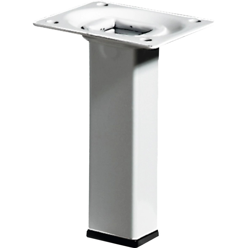 Hettich Nábytková noha hranatá, bílá, 24 x 24 x 100 mm