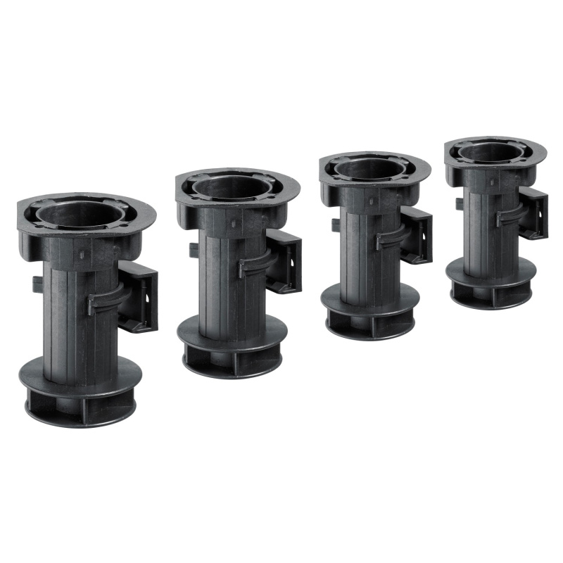 Hettich Sada stavěcích patek pro sokl 25 mm x 100 mm včetně příchytek