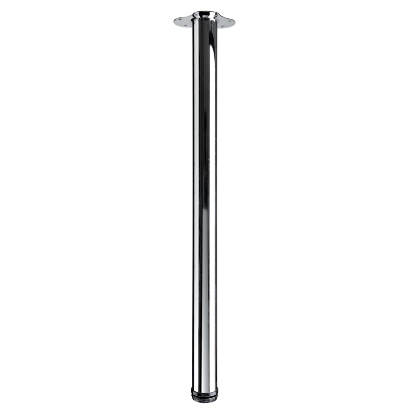 Hettich Noha stolu 60 mm x 900 mm chromovaná včetně montážní destičky